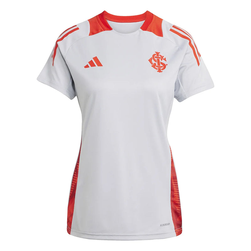 Camisa Internacional I 25/26 Torcedor Adidas Feminina - Branco