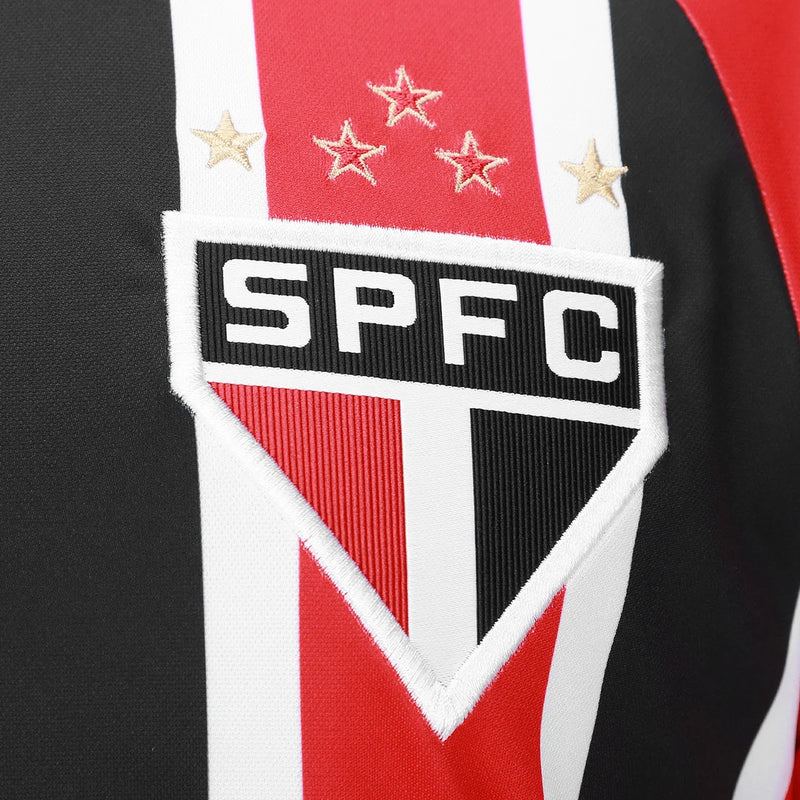 Camisa São Paulo II 25/26 Torcedor Masculina - Vermelho+Branco