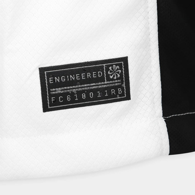 Camisa Corinthians I 25/26 Torcedor Nike Feminina - Branco+Preto