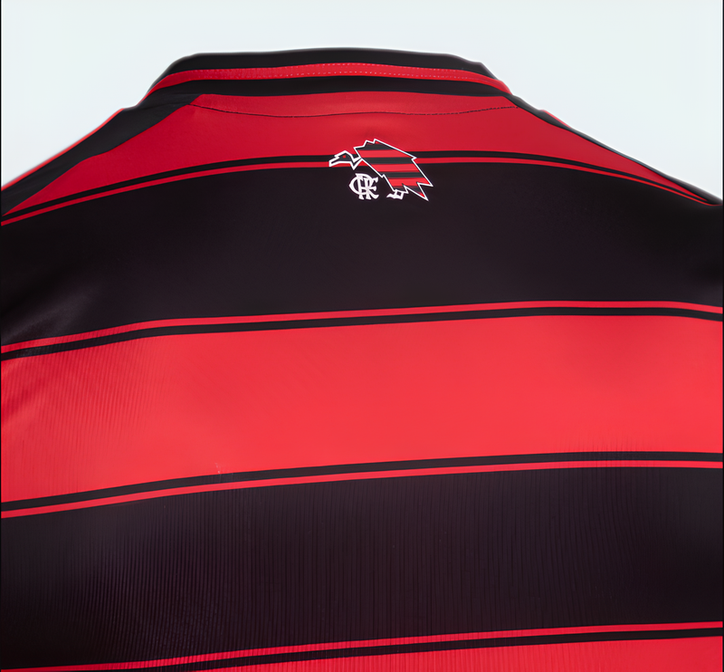 Camisa CRF Home 25/26 Torcedor - Preta e Vermelha
