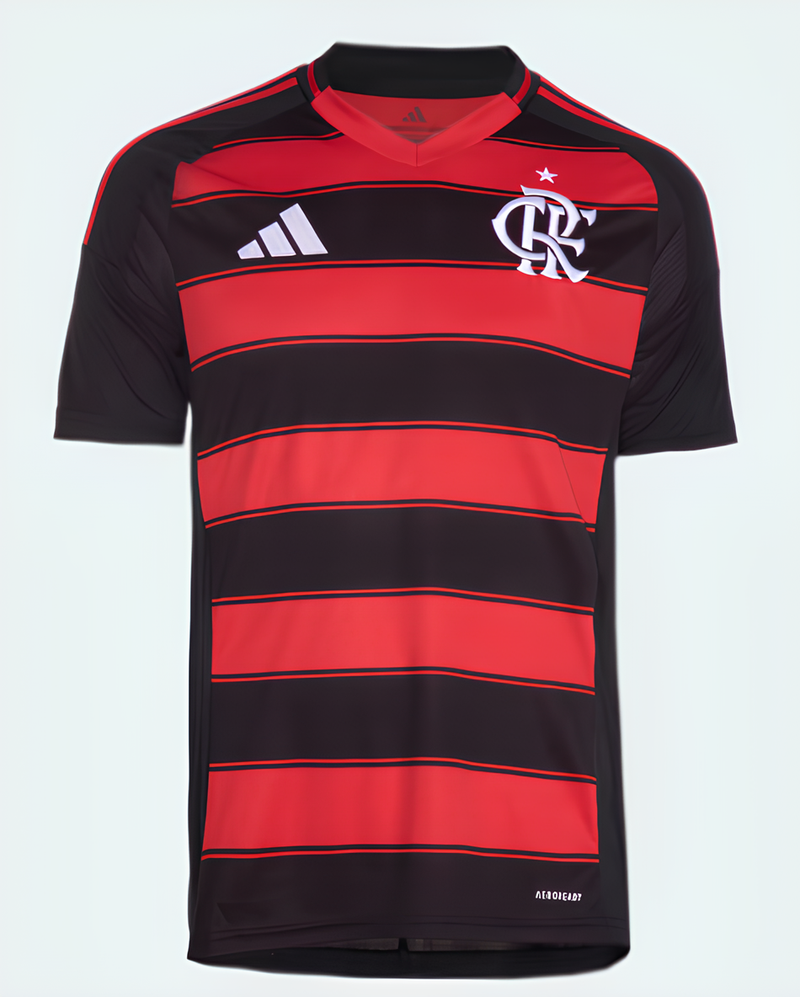 Camisa CRF Home 25/26 Torcedor - Preta e Vermelha