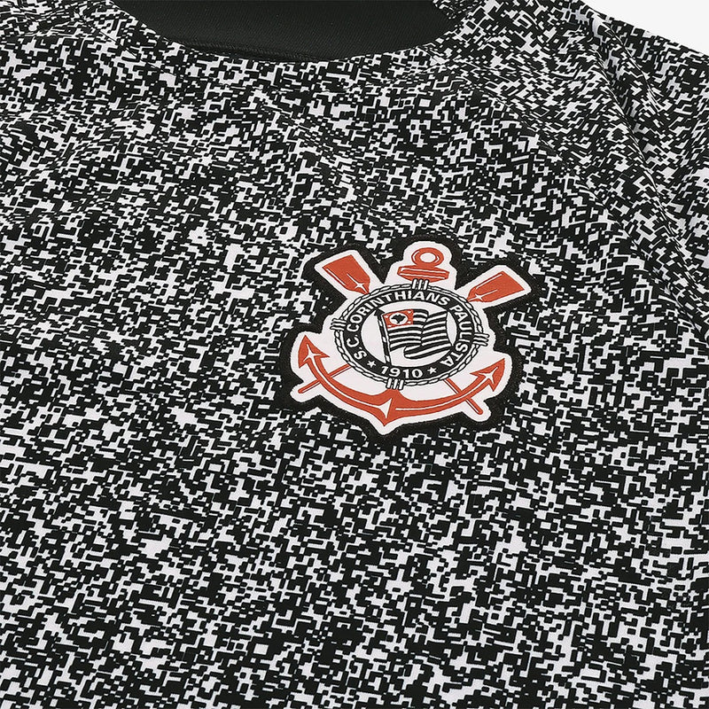 Camisa Nike Corinthians Pré-Jogo 2025 Masculina - Preto