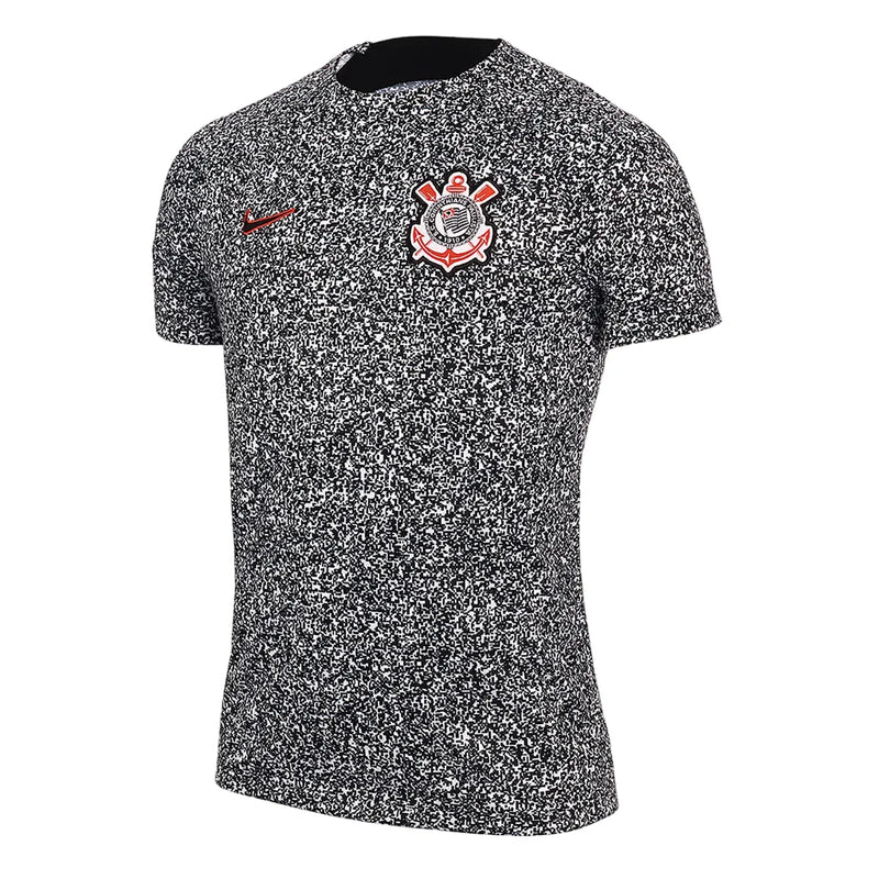 Camisa Nike Corinthians Pré-Jogo 2025 Masculina - Preto