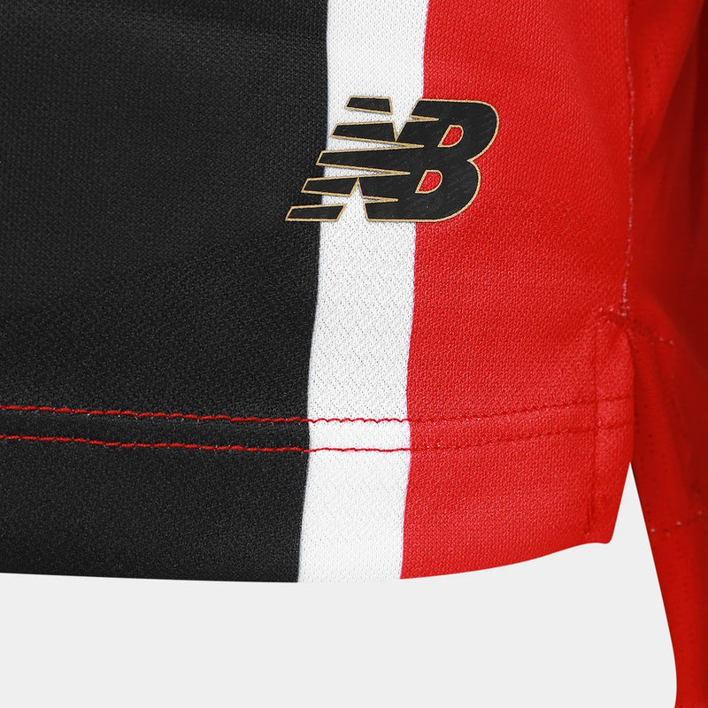 Camisa São Paulo 25/26 Away Jogador Masculina - Branco+Vermelho