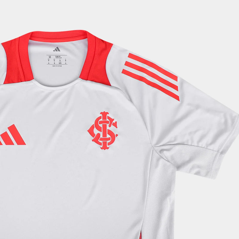 Camisa Internacional I 25/26 Torcedor Adidas Feminina - Branco